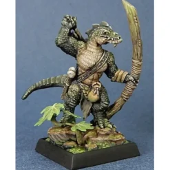 Tabletop Miniatures>Reaper Miniatures Lizardman Archer #03706 Dark Heaven Legends Unpainted Metal - Your Source for Gaming Essentials