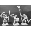Tabletop Miniatures>Reaper Miniatures Lizardman Command, 5 Pieces #06047 Dark Heaven Unpainted Metal - Your Source for Gaming Essentials