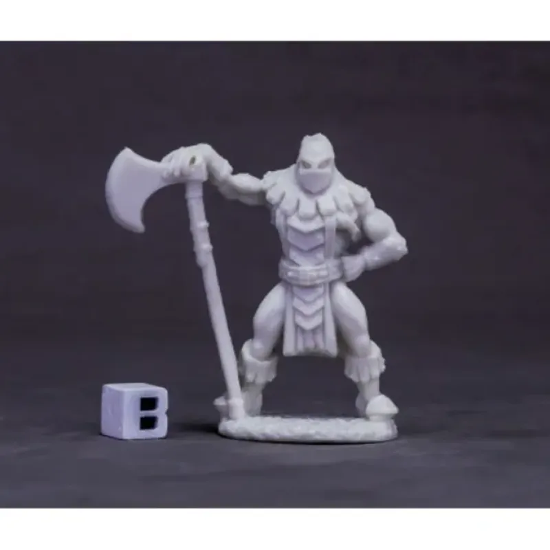 Tabletop Miniatures>Reaper Miniatures Logar the Executioner #77620 Bones Unpainted Plastic Figure - Your Source for Gaming Essentials
