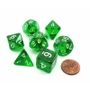 Dice>Reaper Miniatures Lucky Pizza Dungeon Dice - Clear Green - Your Source for Gaming Essentials