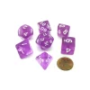 Dice>Reaper Miniatures Lucky Pizza Dungeon Dice - Clear Purple - Your Source for Gaming Essentials