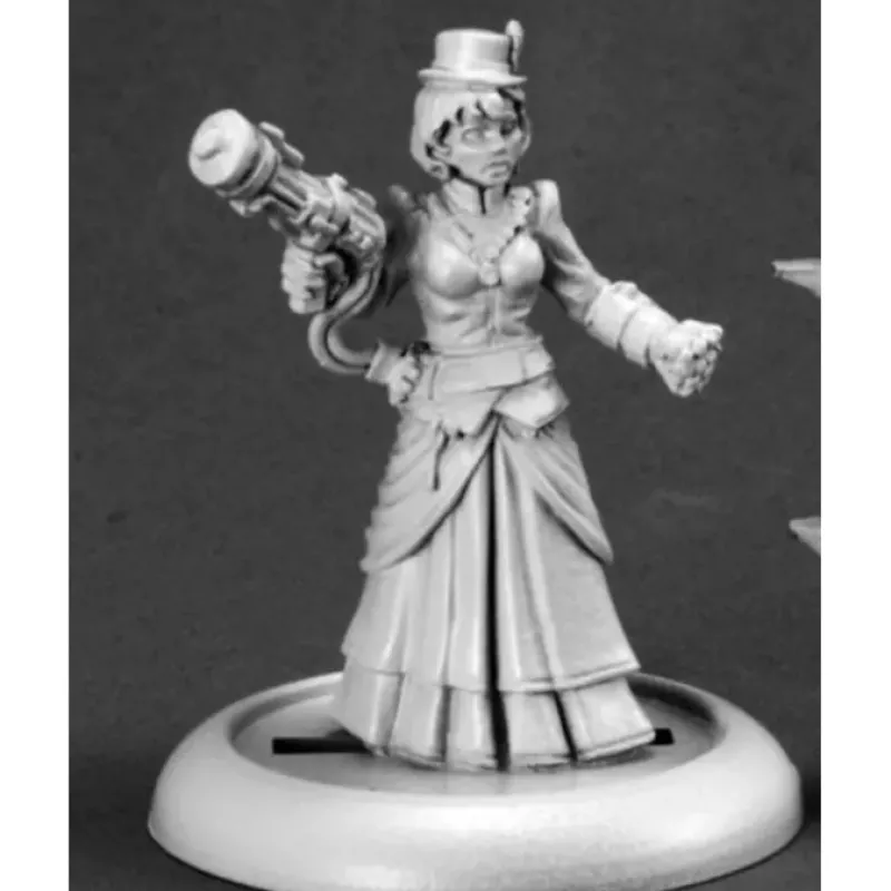 Tabletop Miniatures>Reaper Miniatures Mad Scientist (Female) #59009 Savage Worlds Unpainted D&D Mini - Your Source for Gaming Essentials