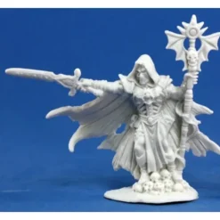 Reaper Miniatures Malek, Necromancer #77172 Bones Unpainted Plastic Mini Figure - Your Source for Gaming Essentials Discount