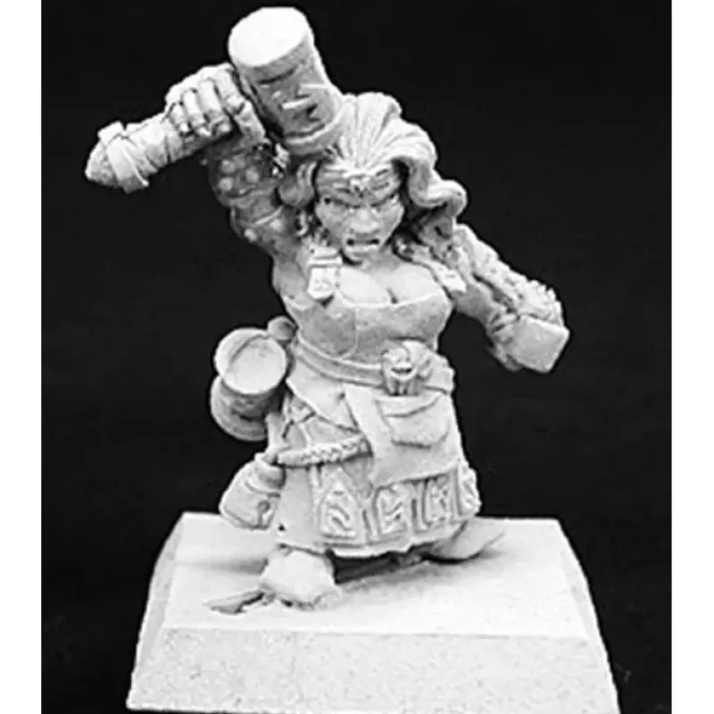 Tabletop Miniatures>Reaper Miniatures Margara, Dwarf Mage #14082 Dwarves Unpainted RPG Mini Figure - Your Source for Gaming Essentials