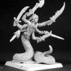 Tabletop Miniatures>Reaper Miniatures Marilith #14474 Darkspawn Unpainted RPG D&D Mini Figure - Your Source for Gaming Essentials