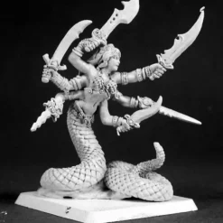 Tabletop Miniatures>Reaper Miniatures Marilith #14474 Darkspawn Unpainted RPG D&D Mini Figure - Your Source for Gaming Essentials