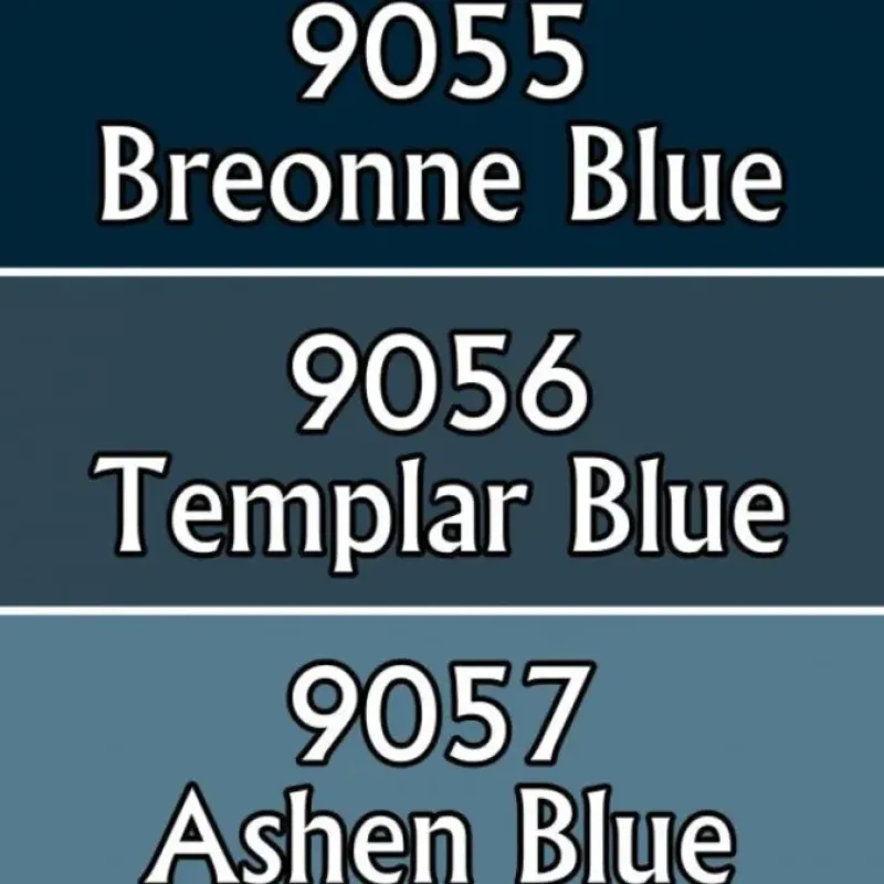 Tabletop Miniatures>Reaper Miniatures Martial Blues #09719 Master Series Triads 3 Pack .5oz Paint - Your Source for Gaming Essentials