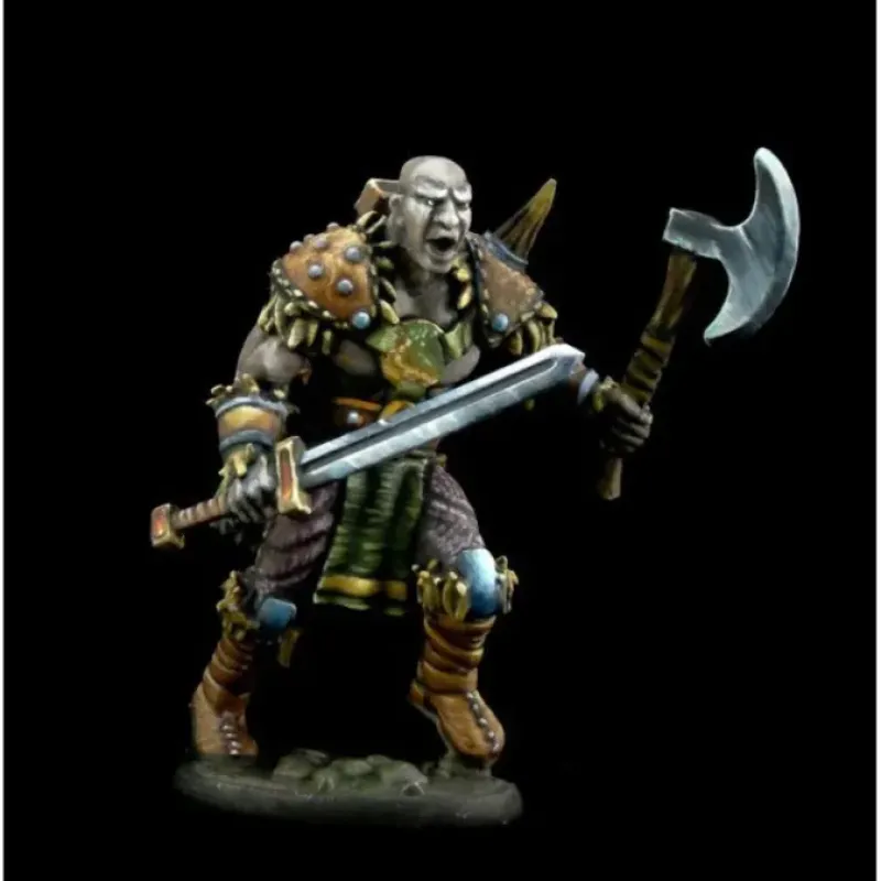 Tabletop Miniatures>Reaper Miniatures Maskarr Stoneskin, Half-Giant Warrior #04011 Unpainted Metal - Your Source for Gaming Essentials