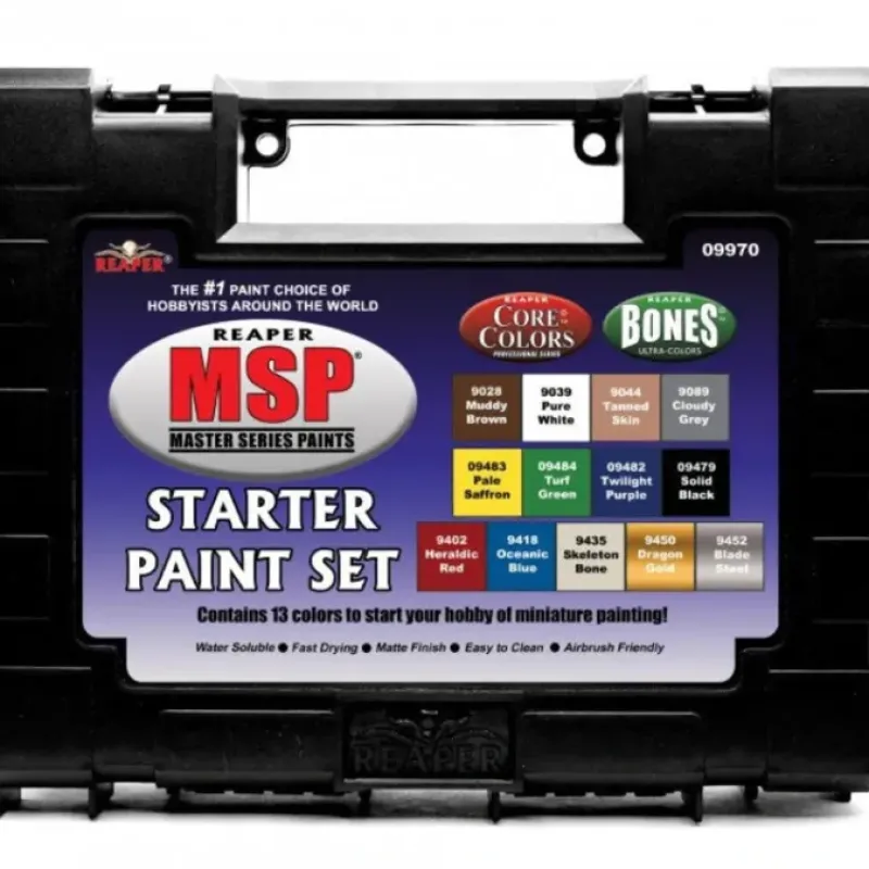 Tabletop Miniatures>Reaper Miniatures Master Series Paints #09970 Starter Set for Mini Figures - Your Source for Gaming Essentials