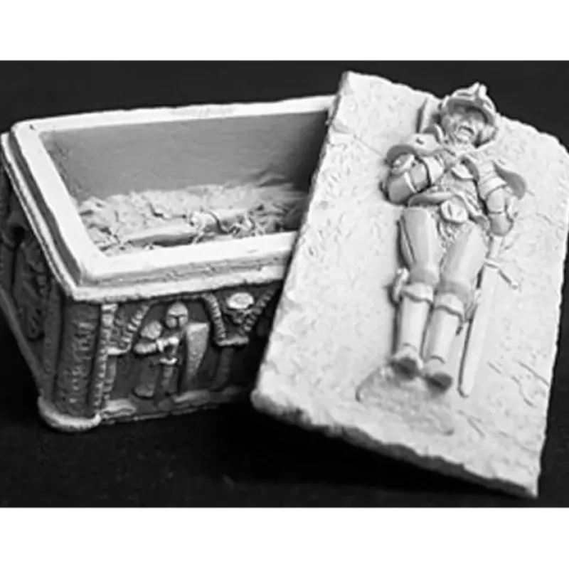 Tabletop Miniatures>Reaper Miniatures Medieval Sarcophagus #02627 Dark Heaven Unpainted Metal - Your Source for Gaming Essentials