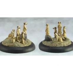 Tabletop Miniatures>Reaper Miniatures Meerkat Familairs (12 Pcs) #03713 Dark Heaven Unpainted Metal - Your Source for Gaming Essentials