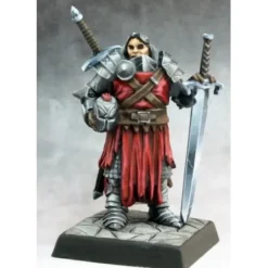Tabletop Miniatures>Reaper Miniatures Mendevian Crusader #60160 Pathfinder Miniatures Unpainted Mini - Your Source for Gaming Essentials