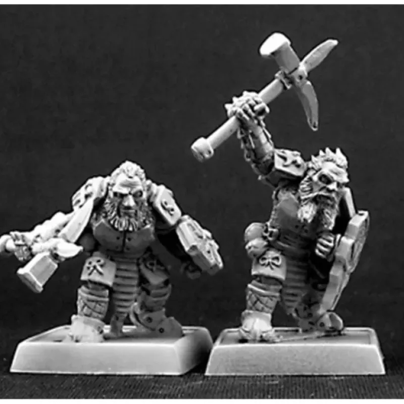 Tabletop Miniatures>Reaper Miniatures Mercenary Dark Dwarves (9) #06181 Warlord Army Pack Unpainted - Your Source for Gaming Essentials