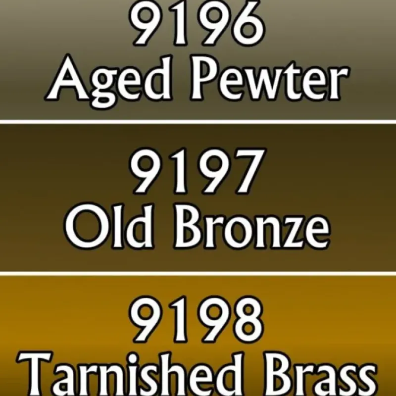 Tabletop Miniatures>Reaper Miniatures Metallics V #09766 Master Series Triads 3 Pack .5oz Paint - Your Source for Gaming Essentials