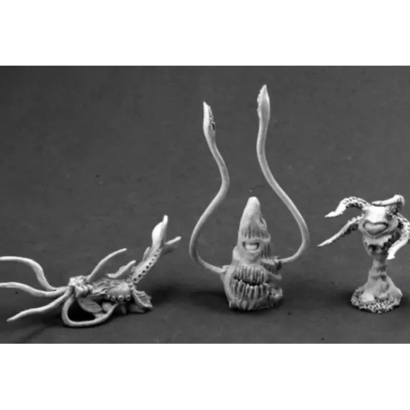 Tabletop Miniatures>Reaper Miniatures Mini Monsters (3 Pieces) #03595 Dark Heaven Unpainted Metal - Your Source for Gaming Essentials