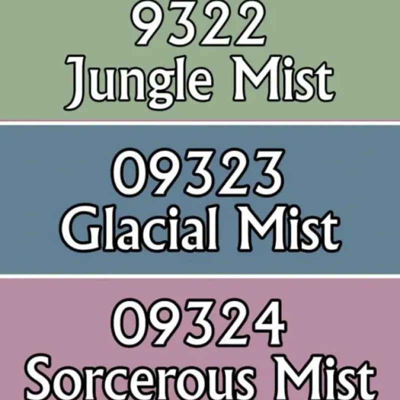 Tabletop Miniatures>Reaper Miniatures Misty Colors #09812 Master Series Triads 3 Pack .5oz Paint - Your Source for Gaming Essentials