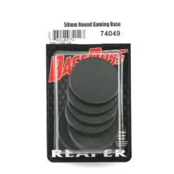 Tabletop Miniatures>Reaper Miniatures 50mm Round Gaming Base (10) #74049 Accessory - Your Source for Gaming Essentials
