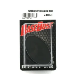 Tabletop Miniatures>Reaper Miniatures 75mm x 46mm Oval Gaming Base (10) #74066 Accessory - Your Source for Gaming Essentials