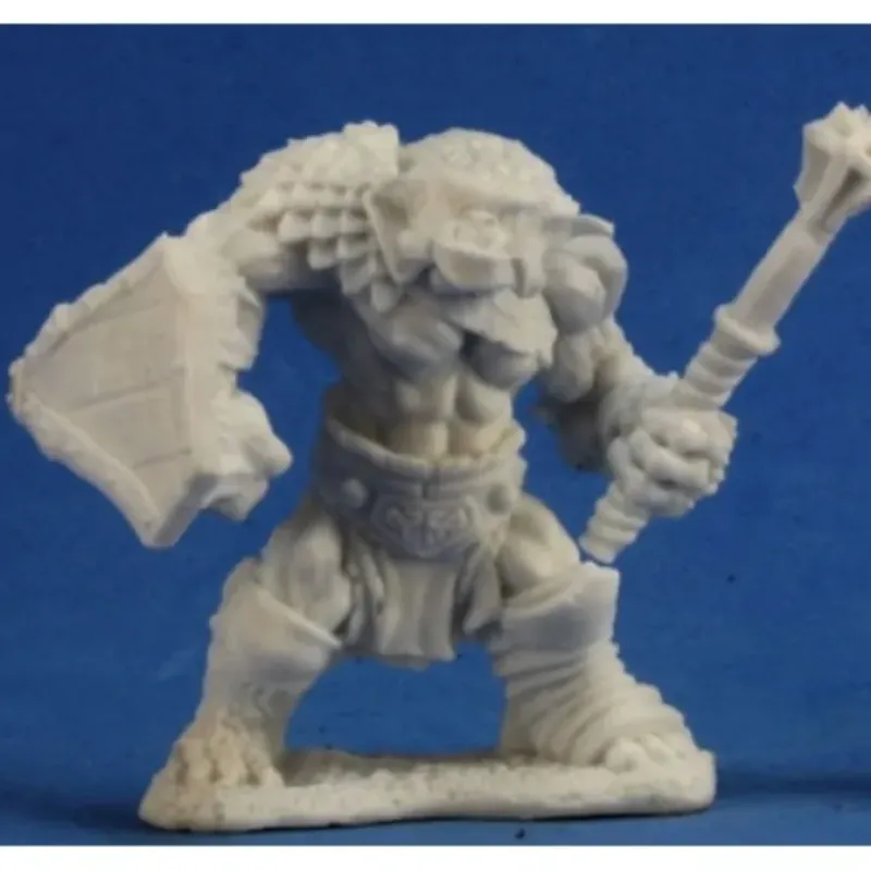 Tabletop Miniatures>Reaper Miniatures Mogg, Bugbear #77232 Bones Unpainted Plastic RPG Mini Figure - Your Source for Gaming Essentials