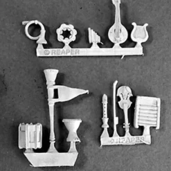 Tabletop Miniatures>Reaper Miniatures Musical Instruments 12 Pcs #03032 Dark Heaven Unpainted Metal - Your Source for Gaming Essentials