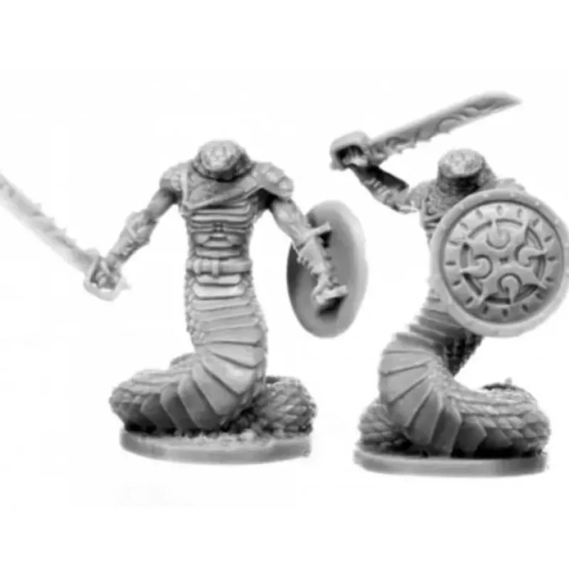 Tabletop Miniatures>Reaper Miniatures Nagendra Swordsmen (2) #77695 Unpainted Plastic Figures - Your Source for Gaming Essentials