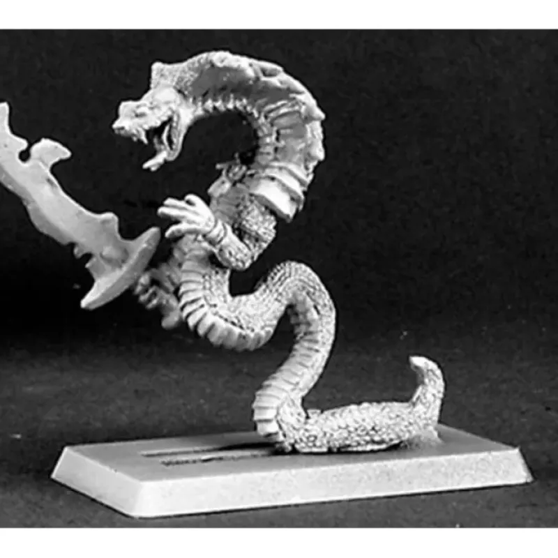Tabletop Miniatures>Reaper Miniatures Nagendra Venomspitter #14326 Reptus Unpainted RPG Mini Figure - Your Source for Gaming Essentials
