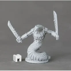 Tabletop Miniatures>Reaper Miniatures Nagendra Captain#03887 Dark Heaven Unpainted Metal Mini - Your Source for Gaming Essentials