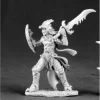 Tabletop Miniatures>Reaper Miniatures Naline, Evil Female Knight #03521 Dark Heaven Unpainted Metal - Your Source for Gaming Essentials
