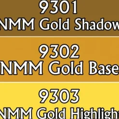 Tabletop Miniatures>Reaper Miniatures NMM Gold Colors #09801 Master Series Triads 3 Pack .5oz Paint - Your Source for Gaming Essentials