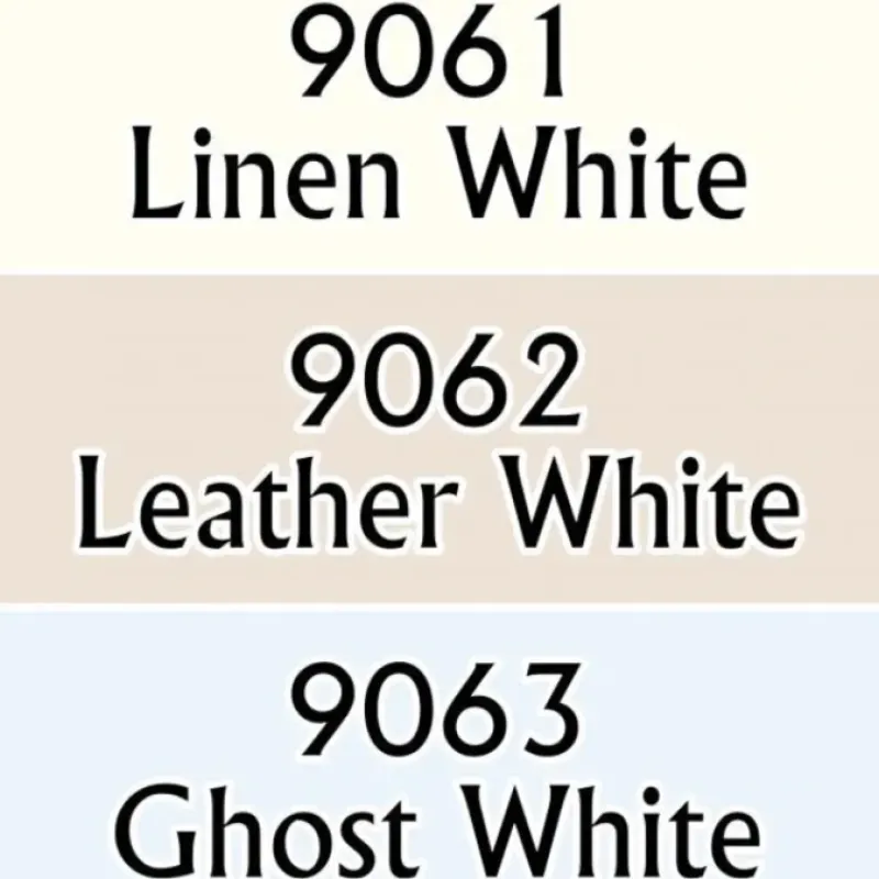 Tabletop Miniatures>Reaper Miniatures Off-Whites #09721 Master Series Triads 3 Pack .5oz Paint - Your Source for Gaming Essentials