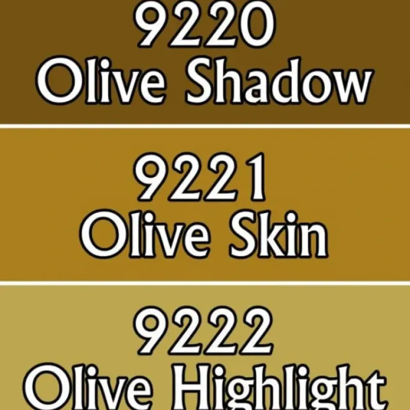 Tabletop Miniatures>Reaper Miniatures Olive Skintones #09774 Master Series Triads 3 Pack .5oz Paint - Your Source for Gaming Essentials