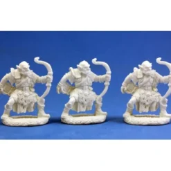Tabletop Miniatures>Reaper Miniatures Orc Archers (3) #77002 Bones Unpainted Plastic RPG Mini Figure - Your Source for Gaming Essentials
