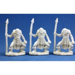 Tabletop Miniatures>Reaper Miniatures Orc Spearmen (3) #77003 Bones Plastic D&D RPG Mini Figure - Your Source for Gaming Essentials