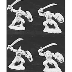 Tabletop Miniatures>Reaper Miniatures Orc Warriors (4 Pieces) #06009 Dark Heaven Legends Army Packs - Your Source for Gaming Essentials