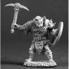 Tabletop Miniatures>Reaper Miniatures Orc Warrior #03219 Dark Heaven Legends Unpainted Metal Figure - Your Source for Gaming Essentials