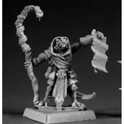 Tabletop Miniatures>Reaper Miniatures Pakpao, Mage #14490 Reptus Unpainted RPG D&D Mini Figure - Your Source for Gaming Essentials