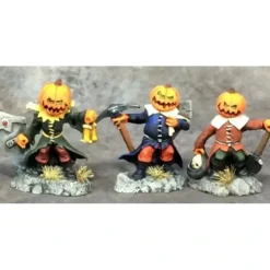 Tabletop Miniatures>Reaper Miniatures Pumpkin Minions (3) 03677 Dark Heaven Legends Unpainted Figure - Your Source for Gaming Essentials