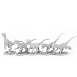 Tabletop Miniatures>Reaper Miniatures Raptor Hunting Pack (5) #44081 Bones Black Unpainted Plastic - Your Source for Gaming Essentials