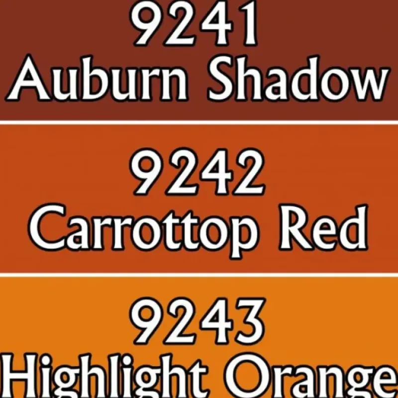 Tabletop Miniatures>Reaper Miniatures Red Hair #09781 Master Series Triads 3 Pack .5oz Paint - Your Source for Gaming Essentials