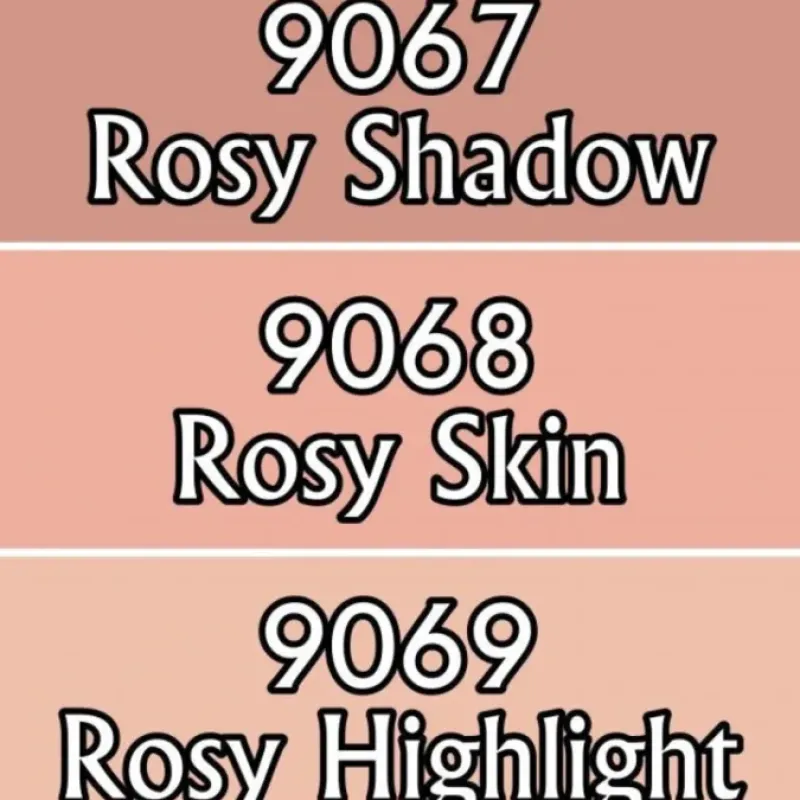 Tabletop Miniatures>Reaper Miniatures Rosy Skintones #09723 Master Series Triads 3 Pack .5oz Paint - Your Source for Gaming Essentials