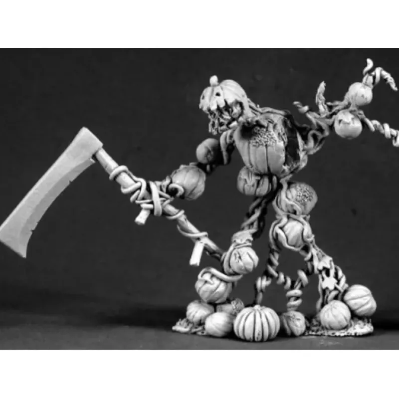 Tabletop Miniatures>Reaper Miniatures Rotpatch, Pumpkin Golem #03377 Dark Heaven Unpainted Metal - Your Source for Gaming Essentials