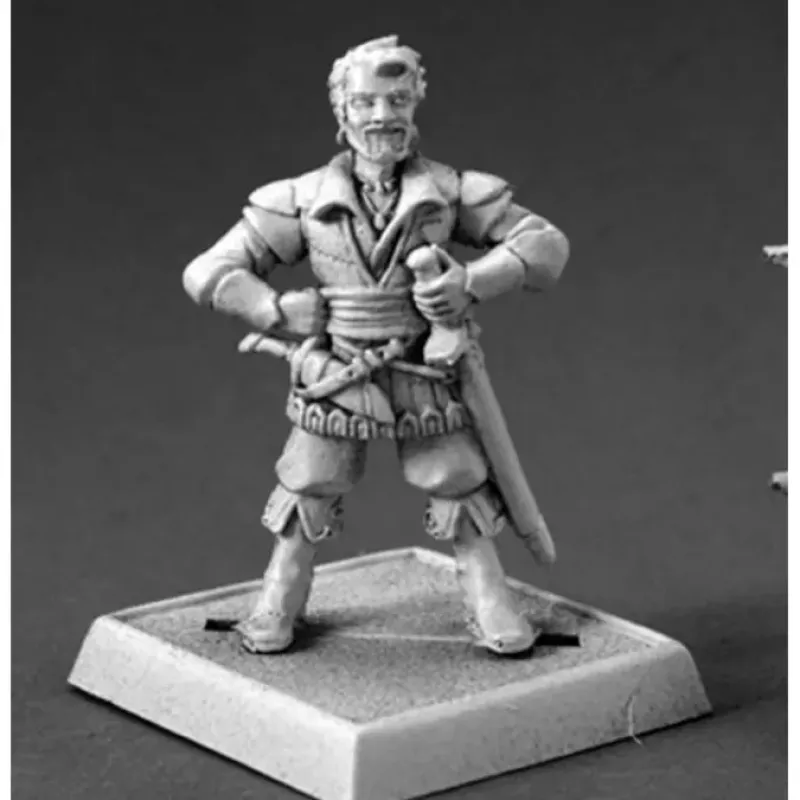 Tabletop Miniatures>Reaper Miniatures Sandru Vhiski #60148 Pathfinder Miniatures Unpainted D&D Mini - Your Source for Gaming Essentials