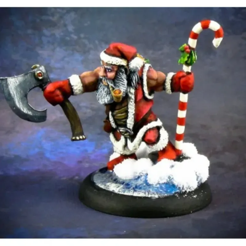 Tabletop Miniatures>Reaper Miniatures Santa Dwarf (2014) #01552 Special Edition Unpainted Metal Mini - Your Source for Gaming Essentials
