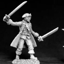 Tabletop Miniatures>Reaper Miniatures Santoine De Fronze, Pirate #03378 Dark Heaven Unpainted Metal - Your Source for Gaming Essentials