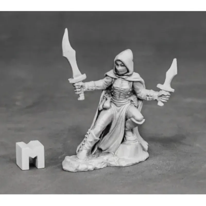 Tabletop Miniatures>Reaper Miniatures Serena, Dreadmere Rogue #03873 Dark Heaven Unpainted Metal - Your Source for Gaming Essentials