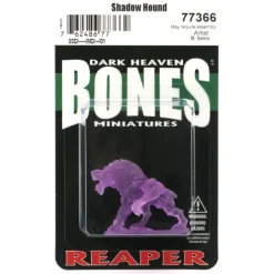 Tabletop Miniatures>Reaper Miniatures Shadow Hound #77366 Bones Plastic D&D RPG Mini Figure - Your Source for Gaming Essentials