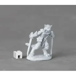 Tabletop Miniatures>Reaper Miniatures Shadoweyes, Catfolk Rogue#03894 Dark Heaven Unpainted Metal - Your Source for Gaming Essentials