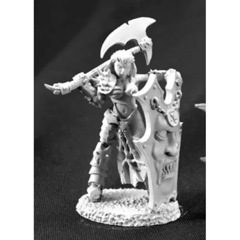 Tabletop Miniatures>Reaper Miniatures Shaern, Female Antipaladin #03762 Dark Heaven Unpainted Metal - Your Source for Gaming Essentials