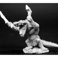 Tabletop Miniatures>Reaper Miniatures Shrend, Alligator-Man #02763 Dark Heaven Unpainted Metal - Your Source for Gaming Essentials