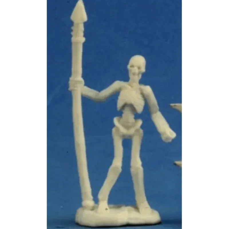 Tabletop Miniatures>Reaper Miniatures Skeleton Warrior Spearman (3) #77244 Bones D&D RPG Mini Figure - Your Source for Gaming Essentials